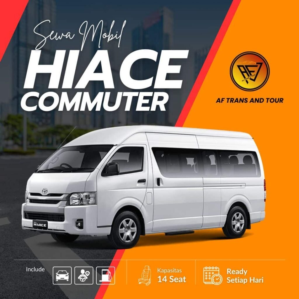 sewa mobil hiace commuter